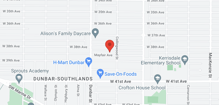 map of 3525 MAYFAIR AVENUE